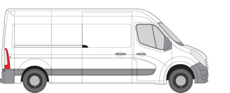 Nissan NV400 Roof Racks (2010+ Long Wheel Base (L3) - High Roof (H2))