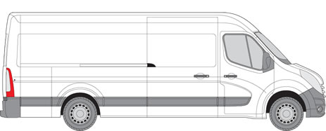 Nissan NV400 Roof Racks (2010+ Extra Long Wheel Base (L4) - High Roof (H2))