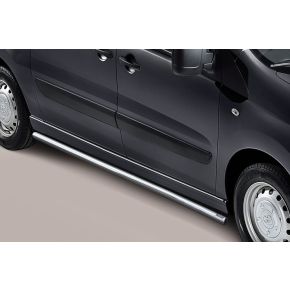 Toyota Proace Side Bars SWB (Round) Stainless Steel Chrome