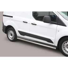 Ford Transit Connect Side Bars 2014+ (Round) Stainless Steel Chrome