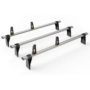 Ford Transit Roof Rack For 2000-2014 100mm Gutter (3 Roof Bars ULTIBar+ By Van Guard)