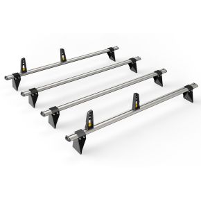 Ford Transit Roof Rack For 2000-2014 50mm Gutter (4 Roof Bars ULTIBar+ By Van Guard)