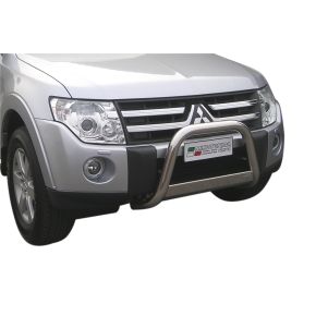 Mitsubishi Pajero Bull Bar 2007+ Chrome or Black Stainless Steel