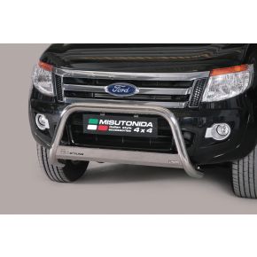 Ford Ranger Bull Bar 2012+ Chrome or Black Stainless Steel