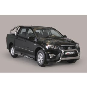 Ssangyong Actyon Sports Bull Bar 2012+ Chrome 63mm