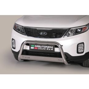 Kia Sorento Bull Bar 2012+ Chrome or Black Stainless Steel