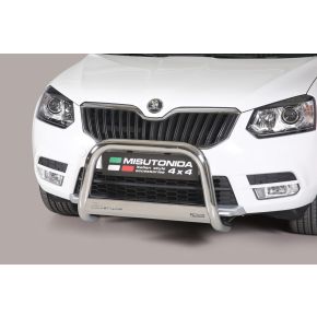 Skoda Yeti Bull Bar 2014+ Chrome 63mm