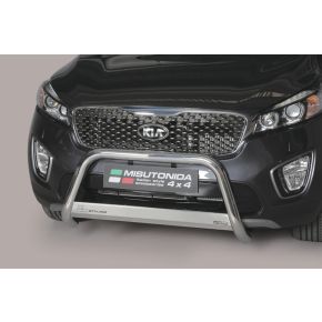 Kia Sorento Bull Bar 2015+ Chrome or Black Stainless Steel