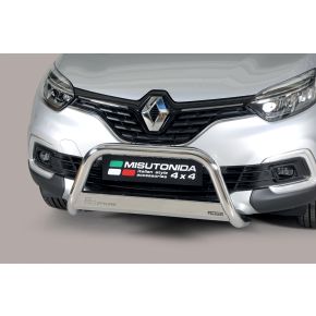 Renault Captur Bull Bar 2018+ Chrome 63mm