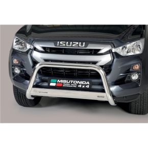 Isuzu D-Max Bull Bar 2020+ Chrome or Black Stainless Steel