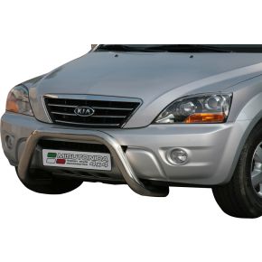 Kia Sorento Bull Bar 2006+ Chrome or Black Stainless Steel