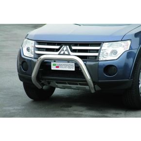 Mitsubishi Pajero Bull Bar 2007+ Chrome or Black Stainless Steel