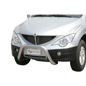 Ssangyong Actyon Sports Bull Bar 2007-2012 Chrome 76mm