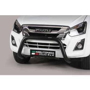 Isuzu D-Max Bull Bar 2012-2019 Double Cab Black 76mm