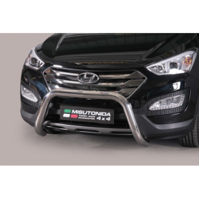 Hyundai Santa Fe Bull Bar 2012+ Chrome or Black Stainless Steel