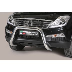 Ssangyong Rexton Bull Bar 2013+ W Chrome 76mm