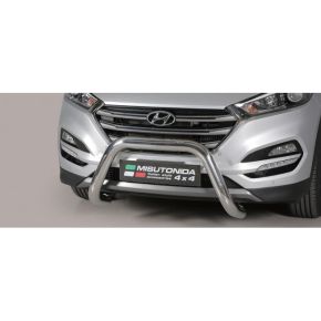 Hyundai Tucson Bull Bar 2015-2017 Chrome or Black Stainless Steel