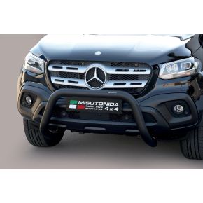 Mercedes X Class Bull Bar Black 76mm