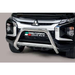 Mitsubishi L200 Bull Bar 2019+ Double Cab/Club Cab Chrome or Black Stainless Steel