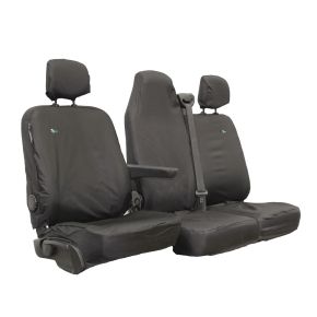 Renault Trafic Seat Covers (2014+) Tailored Driver + Double Passenger (Models with folding passenger seat)