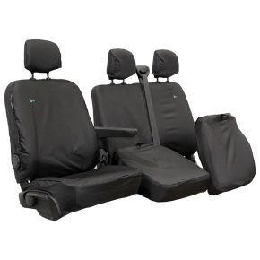 Renault Trafic Seat Covers (2014+) Tailored Driver + Double Passenger (Models with non folding passenger seat)