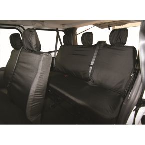 Renault Trafic Seat Covers (2014+) Tailored Rear Six Seat Combi