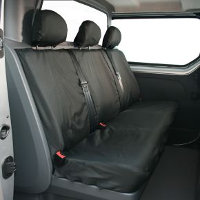 Renault Trafic Seat Cover (2014+) Tailored Three Seat Rear Bench