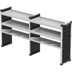 Van Racking - Double Unit - 2 Straight & 1 Angled Per Bay - 1966mm WIDE x 1009mm HIGH x 380mm DEEP