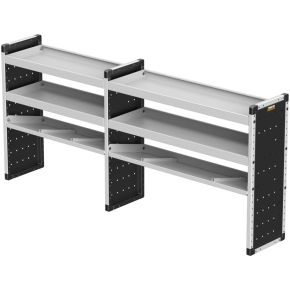 Van Racking - Double Unit - 2 Straight & 1 Angled Per Bay - 2216mm WIDE x 1009mm HIGH x 380mm DEEP