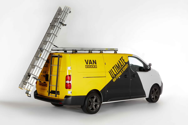 van ladder roof rack